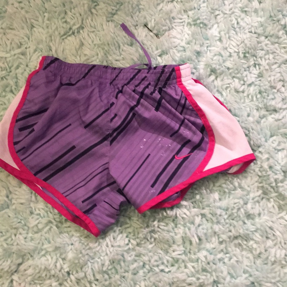 Girls Nike running shorts